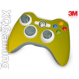 Xbox 360 Controller skin Metallic Lemon Sting