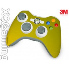 Xbox 360 Controller skin Metallic Lemon Sting