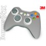 Xbox 360 Controller skin Metallic Sterling Silver