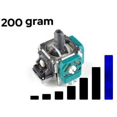 7. DS4 analog stick module 200 Gram (maximale weerstand)