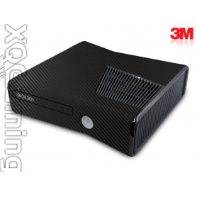 Xbox 360 S skin Carbon Fiber Black