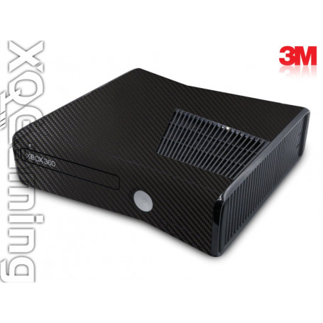 Xbox 360 S skin Carbon Fiber Black