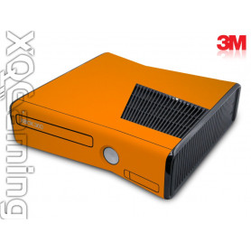 Xbox 360 S skin Glans Helder Oranje