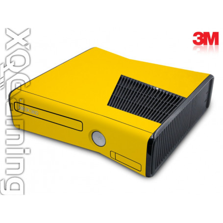 Xbox 360 S skin Gloss Bright Yellow