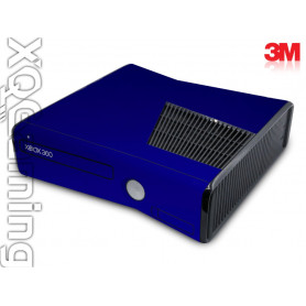 Xbox 360 S skin Metallic Blauw Rapsberry