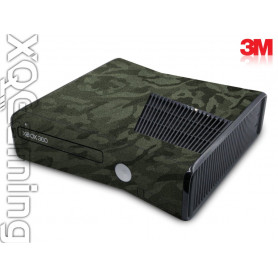 Xbox 360 S skin Shadow Military Groen