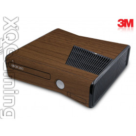 Xbox 360 S skin Wood Brown