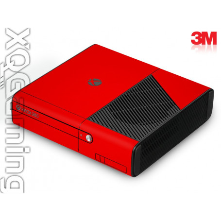 Xbox 360 E skin Gloss Hotrod Red