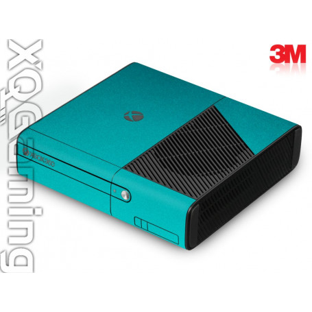 Xbox 360 E skin Metallic Atomic Teal