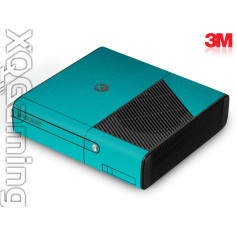 Xbox 360 E skin Metallic Atomic Teal