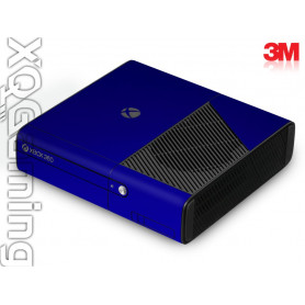 Xbox 360 E skin Metallic Blue Rapsberry