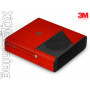 Xbox 360 E skin Metallic Dragon Fire Rood