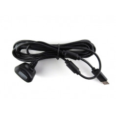 Xbox 360 Play & Charge Kabel Zwart (Nyko 3m)