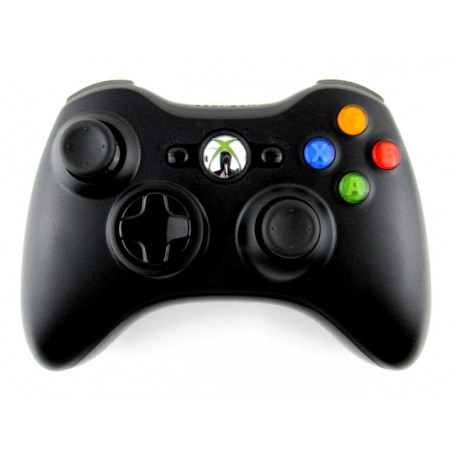 Xbox 360 Controller black (black mic trim)