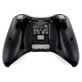 Xbox 360 Controller Achterkant Shell Zwart