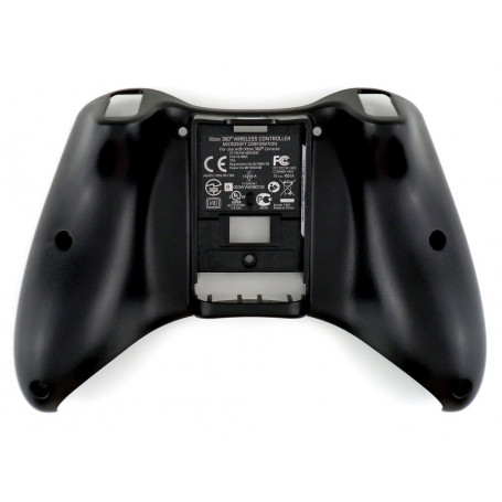 Xbox 360 Controller Achterkant Shell Zwart